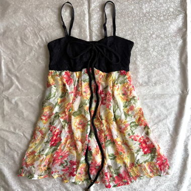 “Pharella” floral flowy longline top