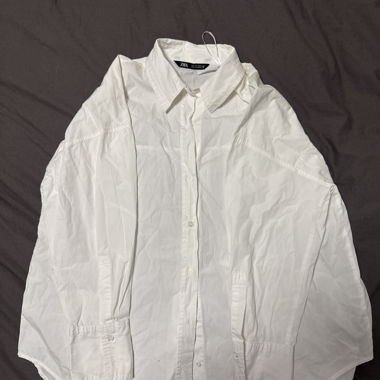 White Zara Oversize Shirt