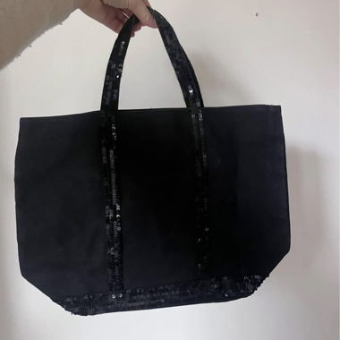 Vanessa Bruno black cabas with sequins