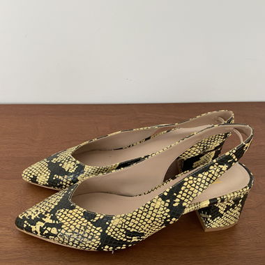 Escarpins pointus avec mini-talons, 38