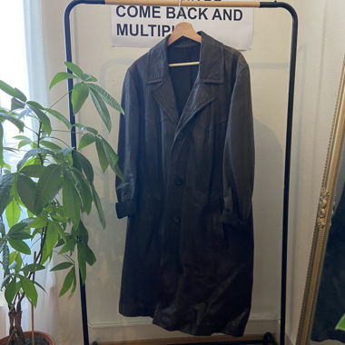 Vintage-Ledermantel
