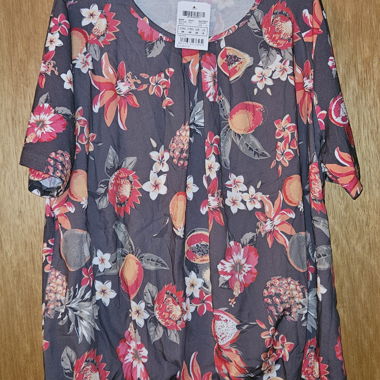 Tunique Frank Walder imprimé fleurs Taille 46
