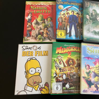 Set mit 6 DVDs. 
