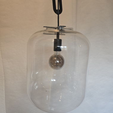 Lampada da soffitto in vetro gr.