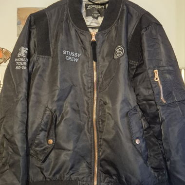 Stüssy women's black jacket size M