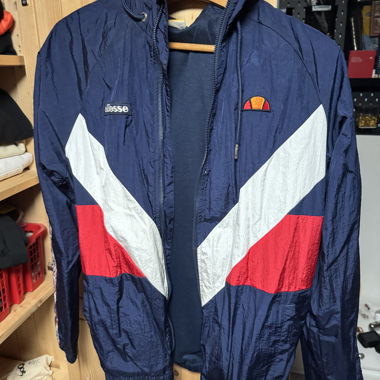 Giacca tuta Ellesse vintage blu rosso bianco