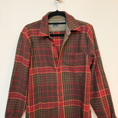 Todd Snyder wool plaid shirt jacket S