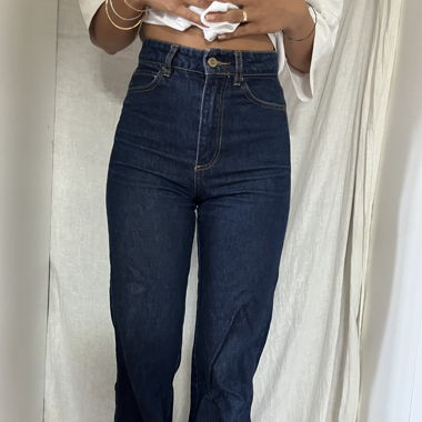 Jeans bleu foncé 