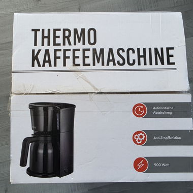 Machine à café filtre thermos avec 4 filtres à café