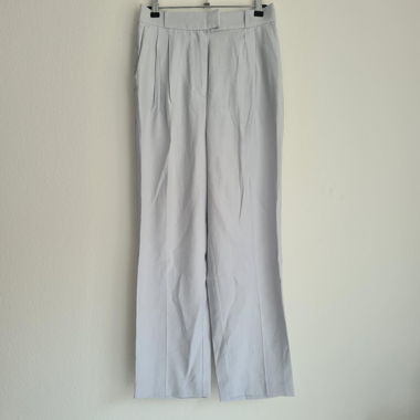 H&M Wide Leg Pants Blue-Grey