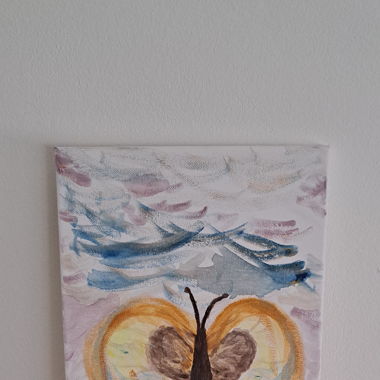 «Verwandlung» Acryl auf Leinwand 24.5x54.5