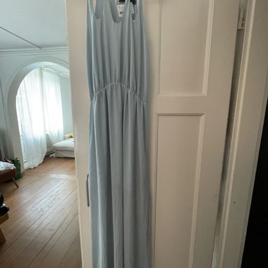 light blue zara dress