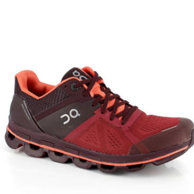 On-Laufschuhe, 36 EUR, Bordeaux und Orange