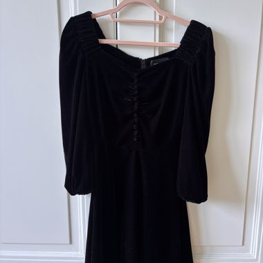 Black Velvet Dress THE KOOPLES