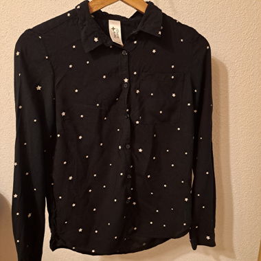 schwarze Bluse