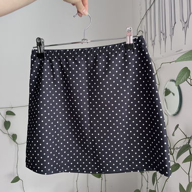 polka dot skirt