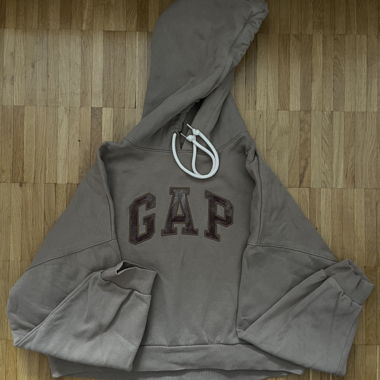 GAP Hoodie brown cream 