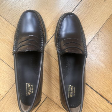 Weejuns Penny Loafer, cuir chocolat, taille 39