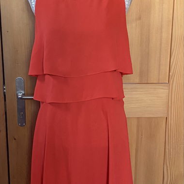 Red sheath dress / summer dress / cocktail dress