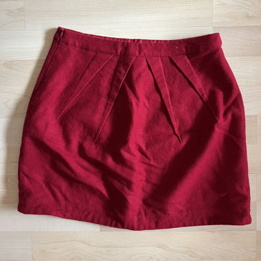 Marks & Spencer red skirt