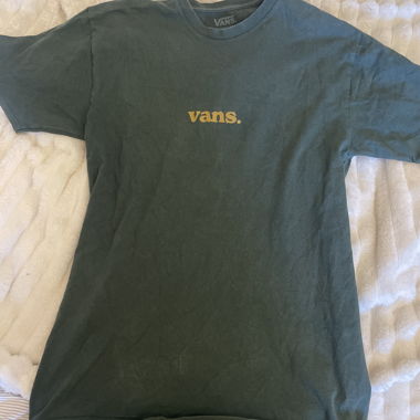 T-Shirt Vans verde scuro