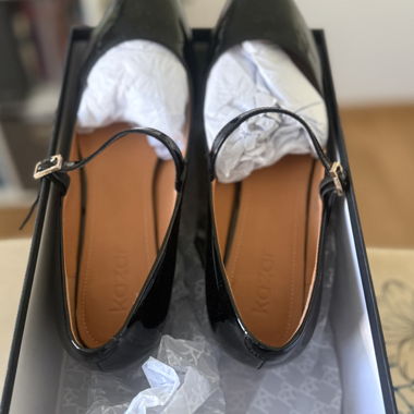 Ballerine nere in vernice
