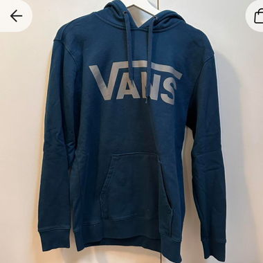 Felpa con cappuccio logo Vans