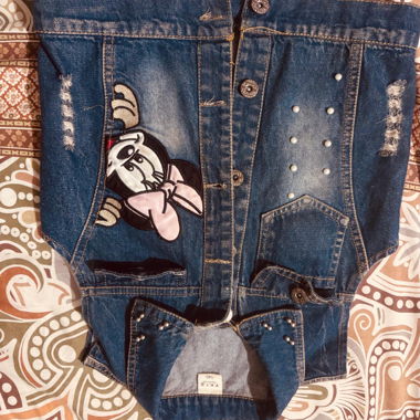 Gilet in denim per bambini