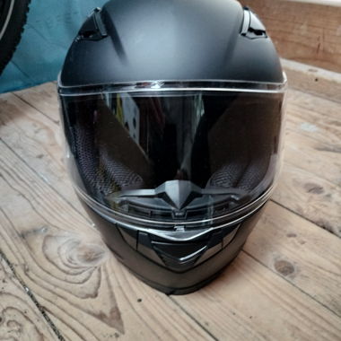 Black Motorcycle Helmet