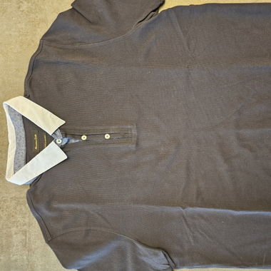 Polo bleu de Massimo Dutti
