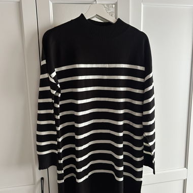 Maglione tunica a righe