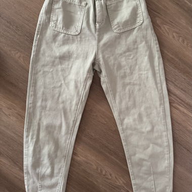 Pantalon Zara vert clair