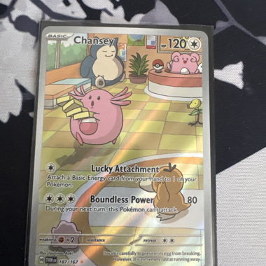 Chansey Pokémon-Karte 187/167 holo