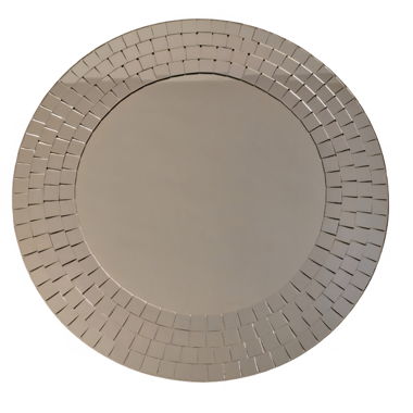 Runder Wandspiegel mit Mosaikrand