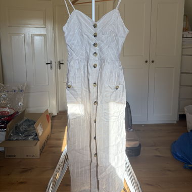 Robe en lin Mango