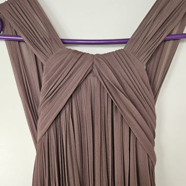 Robe maxi plissée