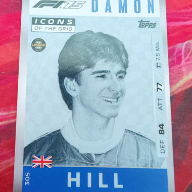 Carta da collezione F1 Damon Hill