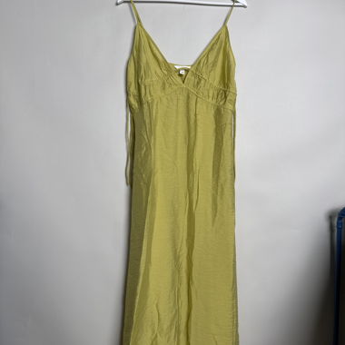 Robe slip vert citron H&M