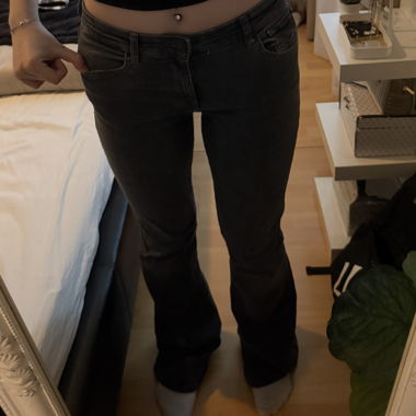 Jean évasé Bershka à taille basse