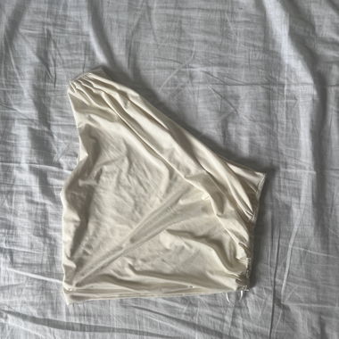 Top bianco crema 
