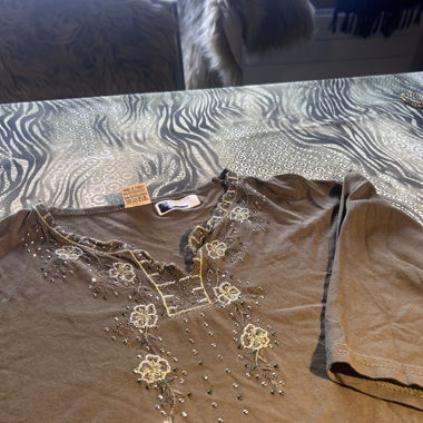 Y2K rhinestone Shirt