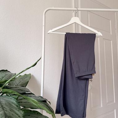 Pantalon en tissu gris