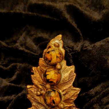 Bague feuille d'automne - Autumn leaf ring