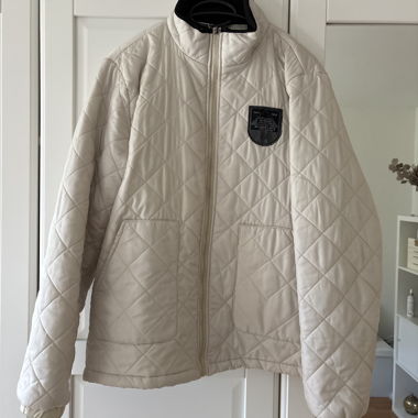 Giacca trapuntata beige