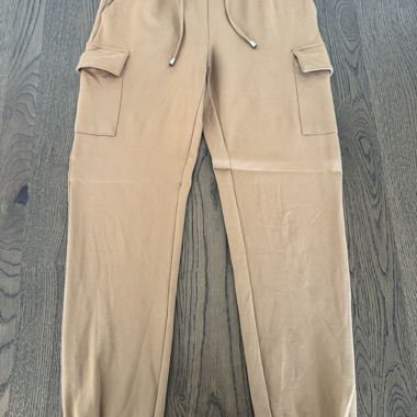 Pantalon jogging cargo beige/marron