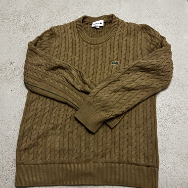 Lacoste brown knitted sweater Regular Fit