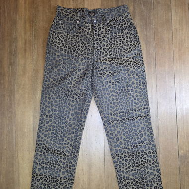 Pantalon vintage à motif léopard – Fendi