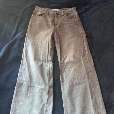Bershka weite Jeans - grau - Grösse 40