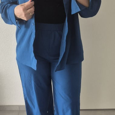 Ensemble bleu deux pièces