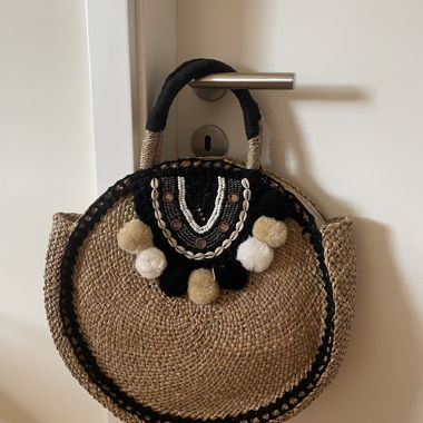 Sac cabas tissé